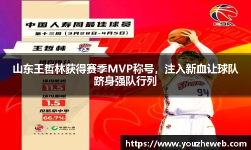山东王哲林获得赛季MVP称号，注入新血让球队跻身强队行列